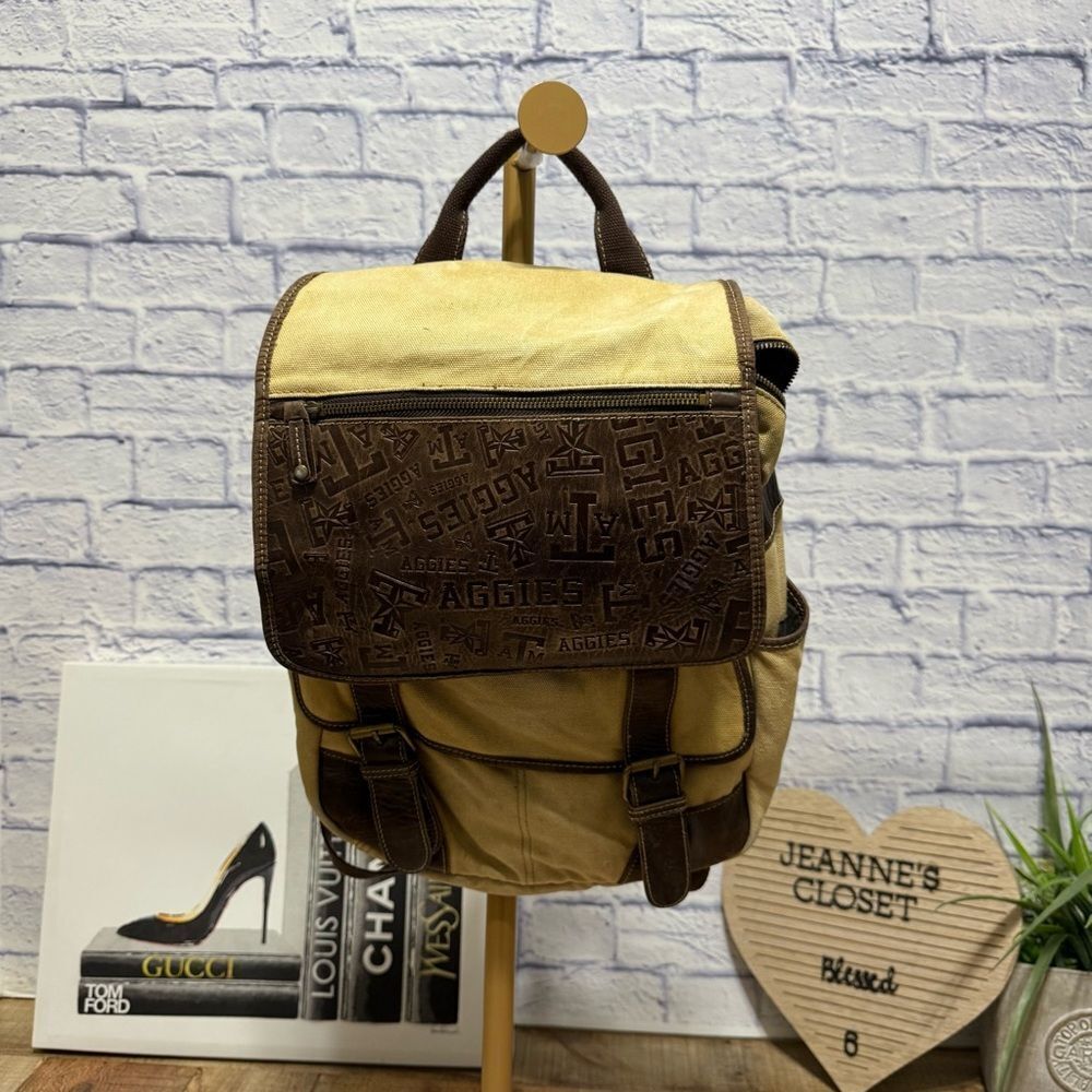 Fossil ATM aggies backpack A&M **has flaws** rare hard to find